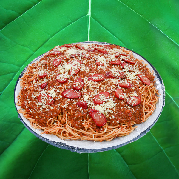 Filipino-Style Spaghetti Bilao